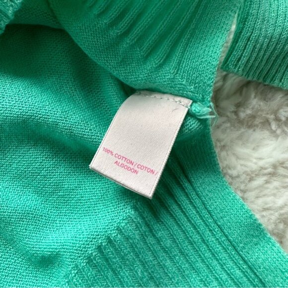Victoria's Secret | Teal Long Sleeve Ribbed Cuff Sweater | Size Extra Small - Picture 7 of 10